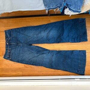 J. Crew Blue Flare & Wide Leg Jeans
